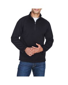 Devon & Jones - Adult Bristol Sweater Fleece Quarter-Zip