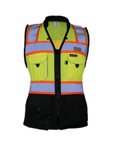 ML Kishigo - Women's Premium Black Series Heavy Duty Surveyor Vest