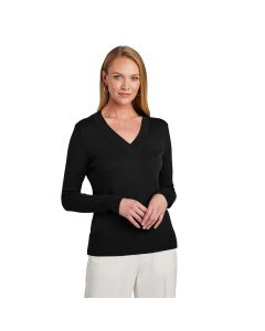 Brooks Brothers - Women's Cotton Stretch V-Neck Sweater