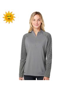 Adidas - Women's Stripe Block Quarter-Zip