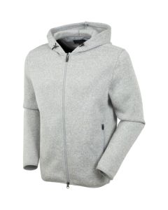 Bobby Jones - Men's Performance Heathered Full-Zip Fleece Hoodie