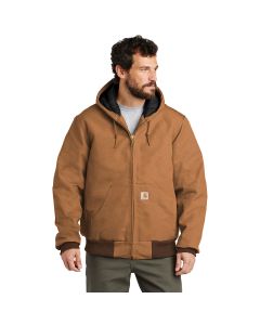 Carhartt - Quilted-Flannel-Lined Duck Active Jac