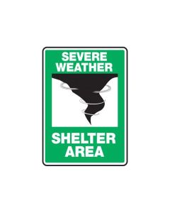Severe Weather Safety Sign