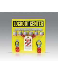 Aluminum Hanger Board: 6-Padlock Board