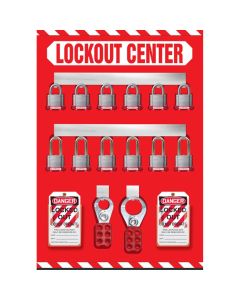 12-Padlock Lockout Store-Board™