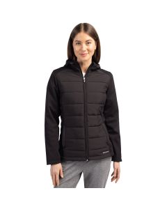 Cutter & Buck Women's Evoke Hybrid Eco Softshell Recycled Jacket