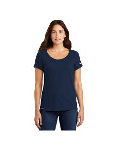 Nike - Ladies Dri-FIT Cotton/Poly Scoop Neck Tee
