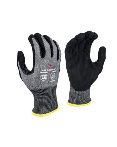 Radians Cut Protection Level A9 Sandy Foam Nitrile Coated Glove